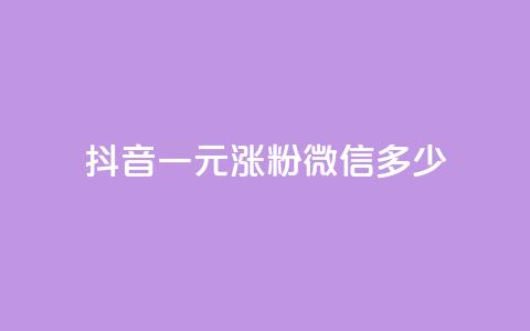 抖音一元涨粉1000微信多少,低价买qq会员的软件 - 粉丝互相关注是什么意思 低价QQ超级会员  第1张