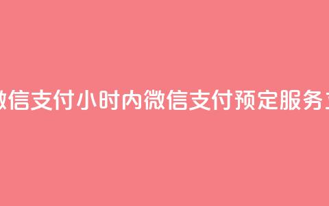点赞24小时下单微信支付 - 24小时内微信支付 预定服务 立即赞购~ 第1张 点赞24小时下单微信支付 - 24小时内微信支付 预定服务 立即赞购~ 第1张