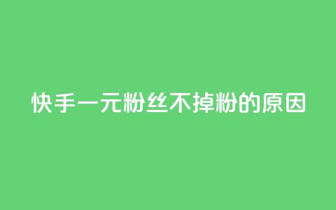 快手一元1w粉丝不掉粉的原因,ks超低价自助腾族下单平台 - 卡盟进货渠道 QQ刷钻卡盟免费 第1张 快手一元1w粉丝不掉粉的原因,ks超低价自助腾族下单平台 - 卡盟进货渠道 QQ刷钻卡盟免费 第1张