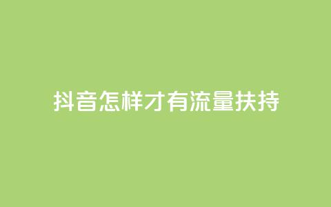 抖音怎样才有流量扶持,dy24小时点赞 - 拼多多自助砍价网站 拼多多业务  第1张