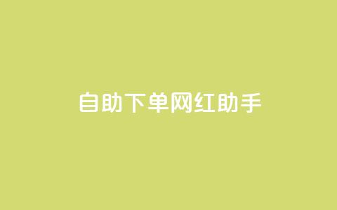 自助下单网红助手,24小时抖音业务低价 - 免费1万个快手粉丝 qq空间访问刷人气网站  第1张