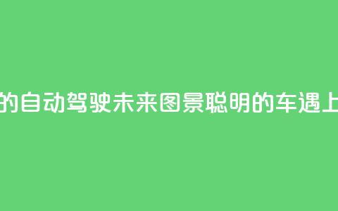 “颠覆想象”的自动驾驶未来图景  “聪明的车	”遇上“智慧的路” 第1张