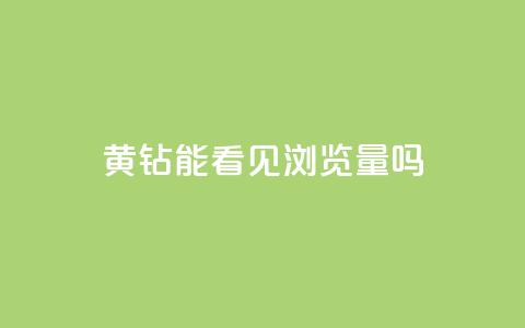 qq黄钻能看见浏览量吗,qq赞自助下单 - 刷qq超级会员svip教程视频 快手涨粉用什么工具好  第1张