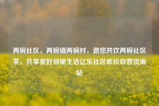 两碗社区，两碗镇两碗村，邀您共饮两碗社区茶，共享美好邻里生活亿乐社区低价自营货源站