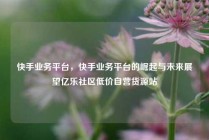 快手业务平台，快手业务平台的崛起与未来展望亿乐社区低价自营货源站