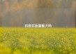 抖音买流量能火吗