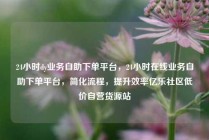 24小时dy业务自助下单平台，24小时在线业务自助下单平台，简化流程，提升效率亿乐社区低价自营货源站