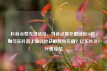抖音点赞充值链接，抖音点赞充值链接50赞，如何在抖音上高效地获取赞和充值？亿乐社区SUP货源站