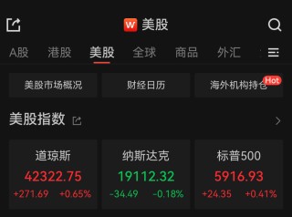 标普500指数连涨四日，大型科技股多数下跌