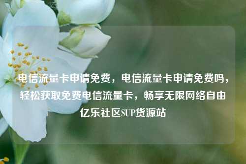 电信流量卡申请免费，电信流量卡申请免费吗，轻松获取免费电信流量卡	，畅享无限网络自由亿乐社区SUP货源站  第1张