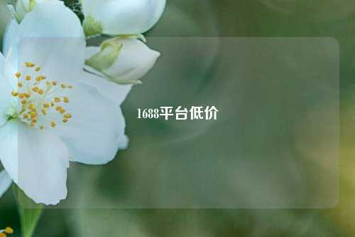 1688平台低价  第1张